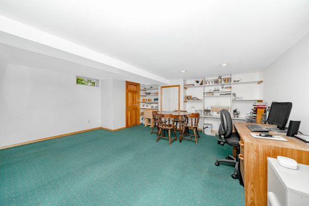 Home Office, Interior, Recessed Lighting