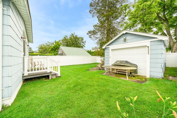 Backyard, Detached Garage, Exterior