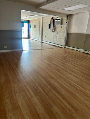 Empty room, Interior, Stone Walls, Wood Texture Flooring