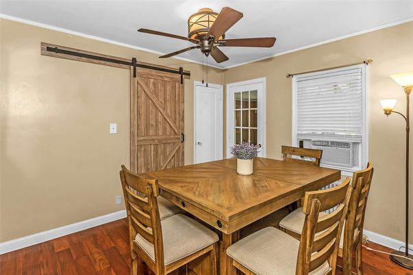 Dining room, Interior, Wood Texture Flooring