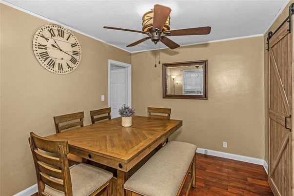 Dining room, Interior, Wood Texture Flooring
