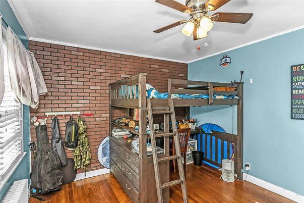 Interior, Stone Walls, Wood Texture Flooring