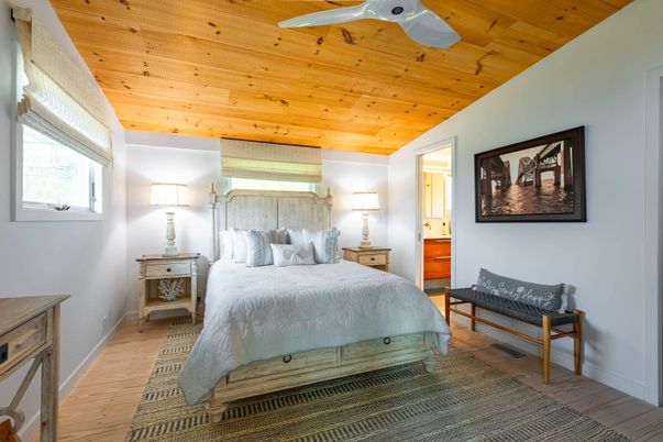 Bedroom, Interior, Wooden Ceilings, Wood Texture Flooring