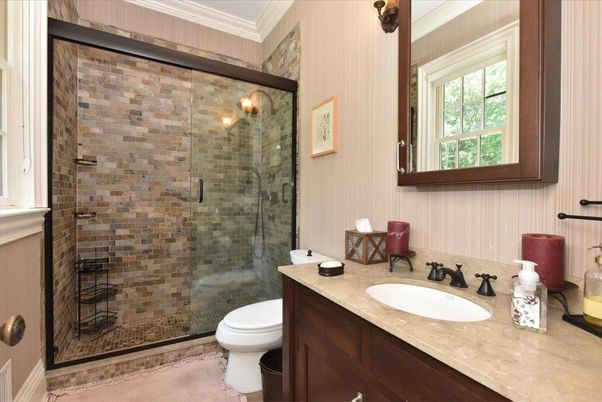 Bathroom, Glass Shower, Interior