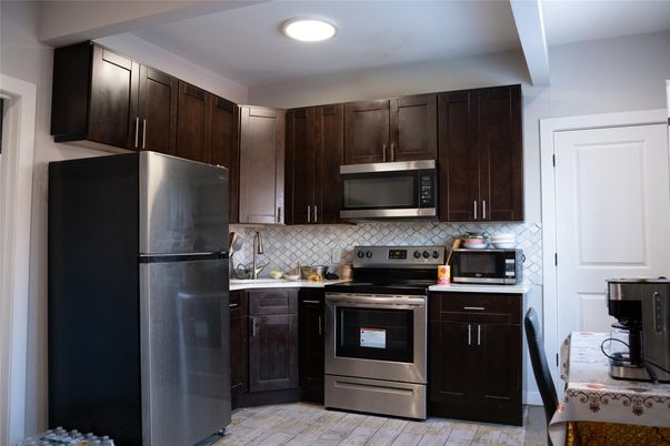 Interior, Kitchen, Recessed Lighting, Stainless Steel Appliances