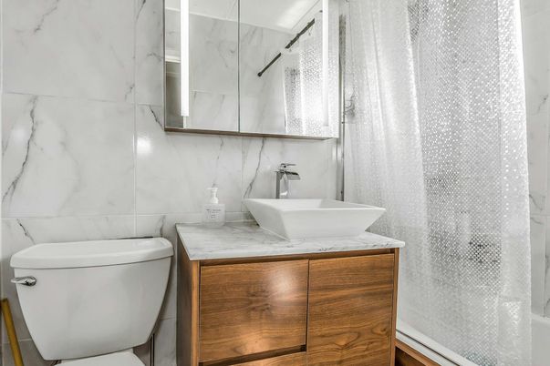 Bathroom, Interior, Marble Walls