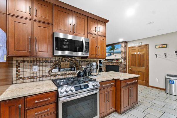 Interior, Kitchen, Recessed Lighting, Stainless Steel Appliances