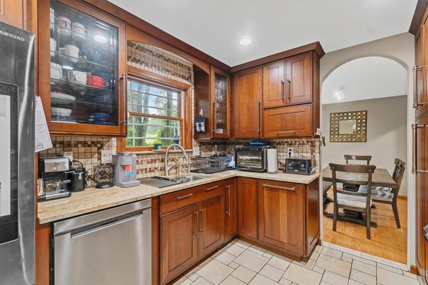Dining room, Interior, Kitchen, Recessed Lighting