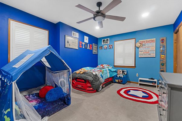 Bedroom, Interior, Recessed Lighting