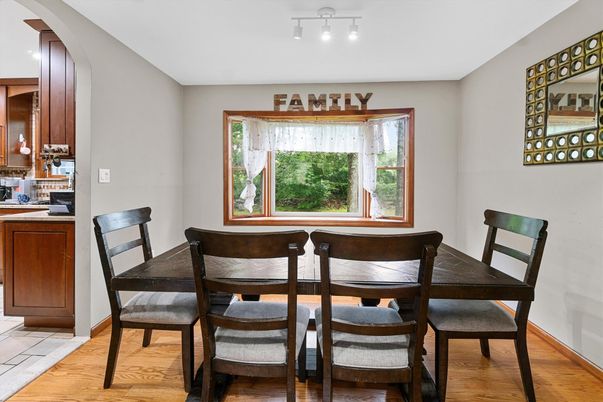 Dining room, Interior, Wood Texture Flooring