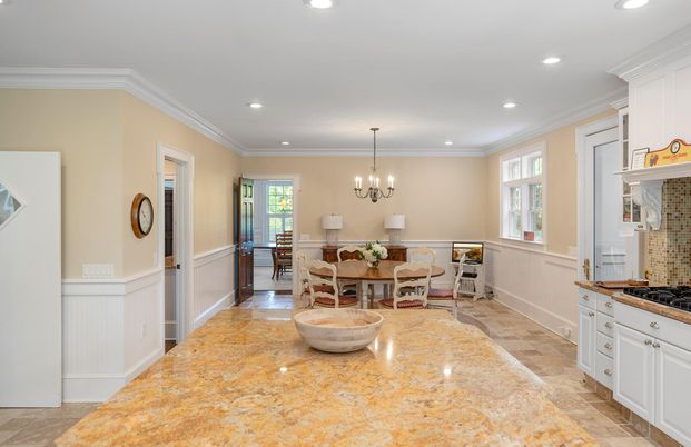 Chandelier, Dining room, Interior, Kitchen, Recessed Lighting