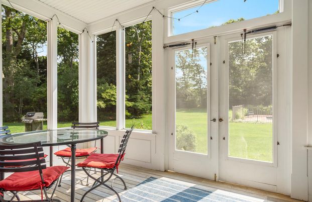 Interior, Sun Room, Wood Texture Flooring