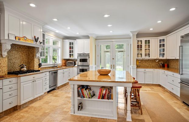Interior, Kitchen, Recessed Lighting, Stainless Steel Appliances
