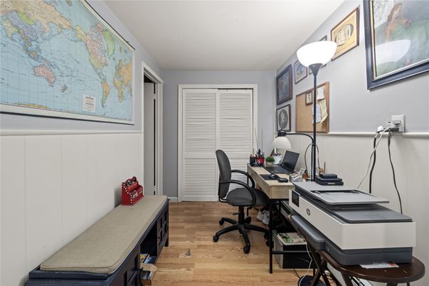 Home Office, Interior, Wood Texture Flooring