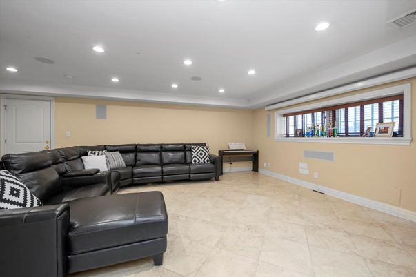 Interior, Living room, Recessed Lighting
