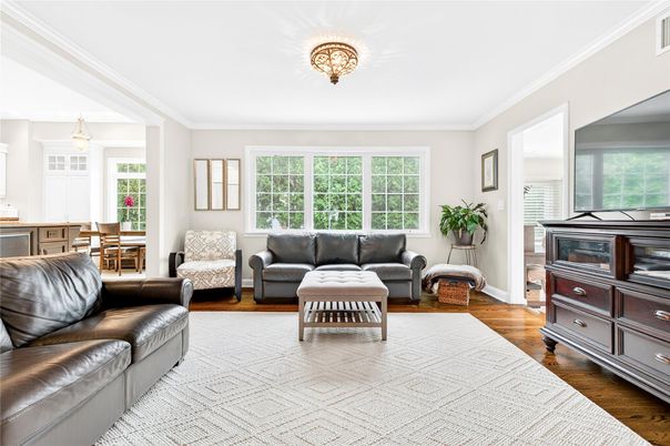 Interior, Living room, Pendant Lights, Wood Texture Flooring