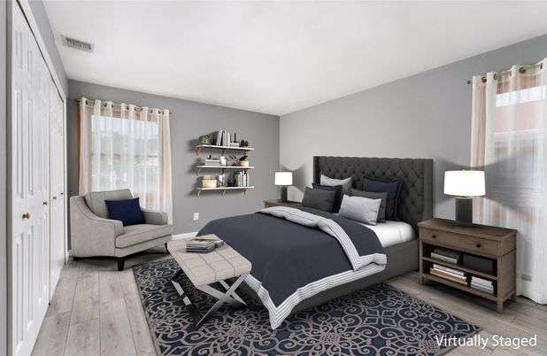 Bedroom, Interior, Wood Texture Flooring