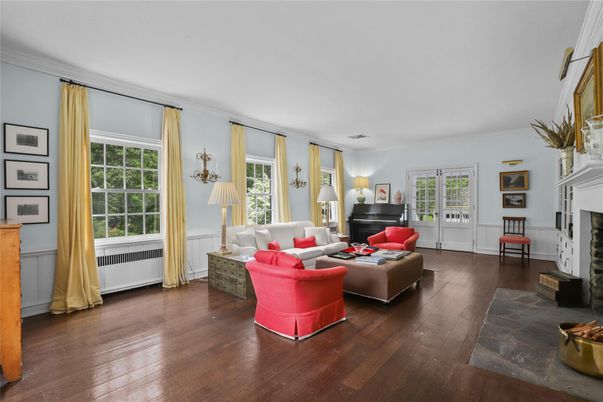 Fireplace, Interior, Living room, Piano, Wood Texture Flooring