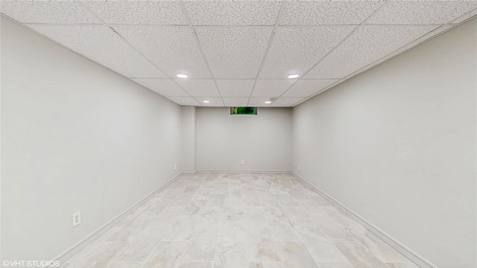 Empty room, Interior, Marble, Recessed Lighting