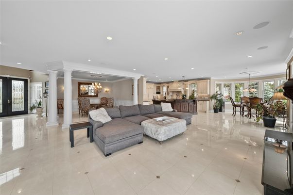 Dining room, Interior, Kitchen, Living room, Pendant Lights, Recessed Lighting