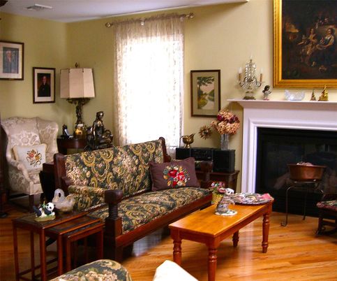 Fireplace, Interior, Living room, Wood Texture Flooring
