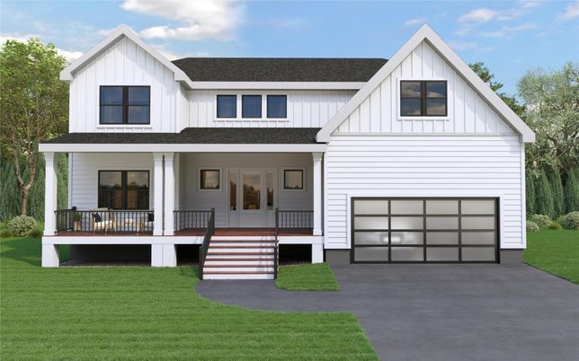 Attached, Exterior, Facade, Farmhouse