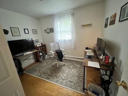 Home Office, Interior, Wood Texture Flooring