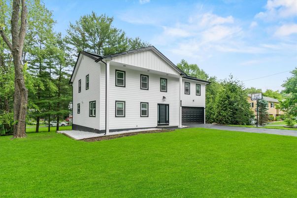 Attached, Backyard, Exterior, Facade, Farmhouse