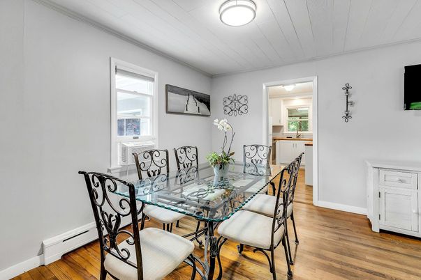 Dining room, Interior, Wood Texture Flooring