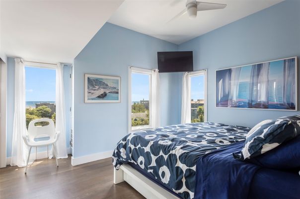 Bedroom, Interior, Water, Wood Texture Flooring