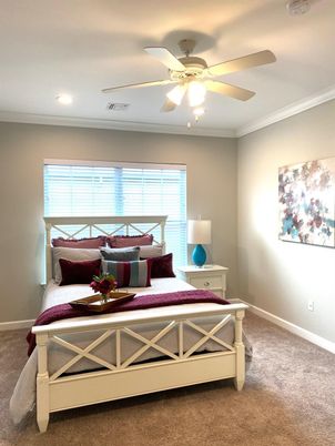 Bedroom, Interior, Recessed Lighting