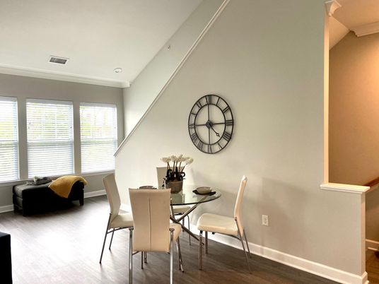 Dining room, Interior, Wood Texture Flooring
