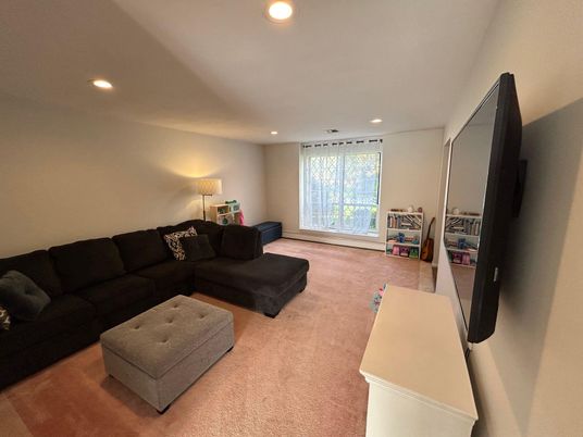 Interior, Living room, Recessed Lighting
