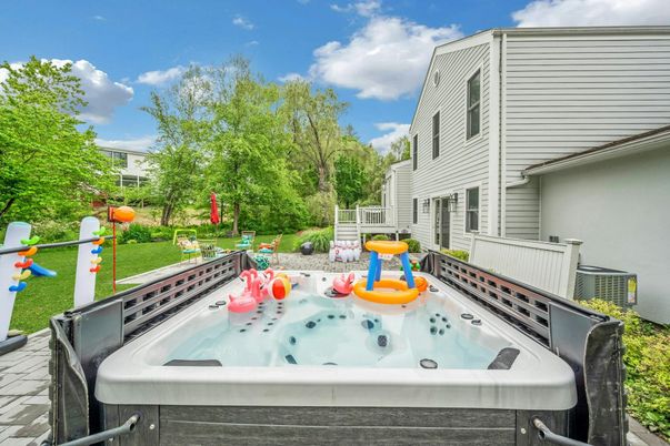 Backyard, Exterior, Hot Tub, Playground
