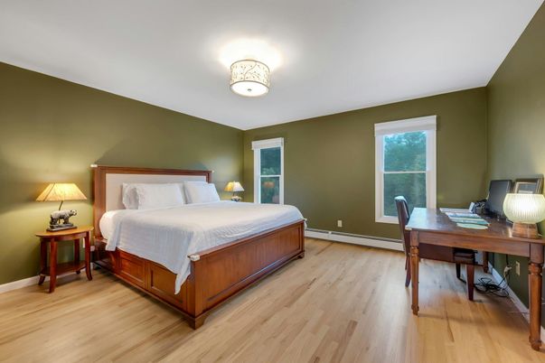 Bedroom, Home Office, Interior, Wood Texture Flooring