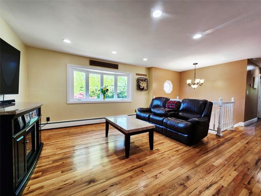 Chandelier, Interior, Living room, Recessed Lighting, Wood Texture Flooring