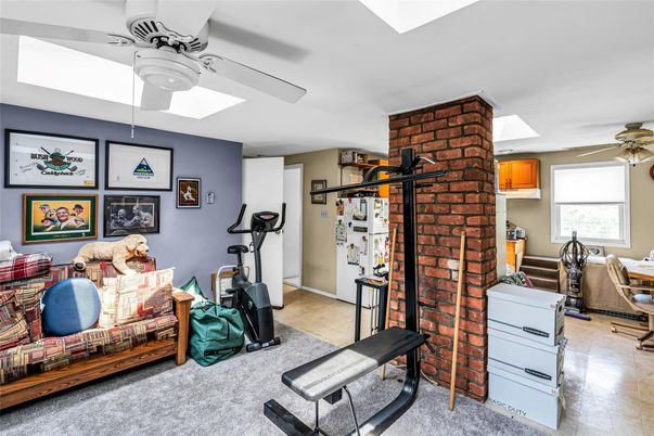 Fitness Equipment, Interior, Stone Walls