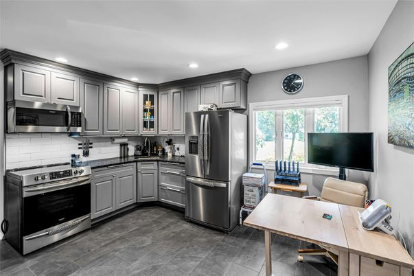 Interior, Kitchen, Recessed Lighting, Stainless Steel Appliances