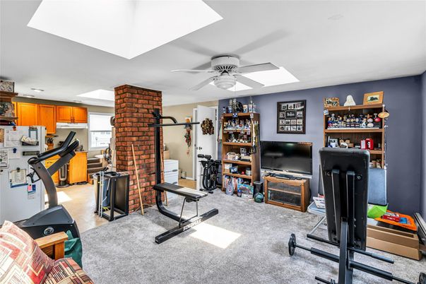 Fitness Equipment, Interior, Recessed Lighting