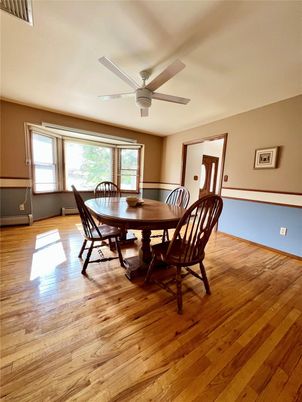 Dining room, Interior, Wood Texture Flooring