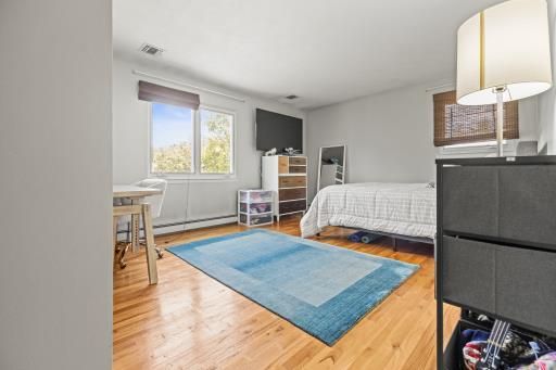 Bedroom, Interior, Wood Texture Flooring