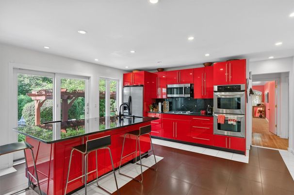 Interior, Kitchen, Recessed Lighting, Stainless Steel Appliances