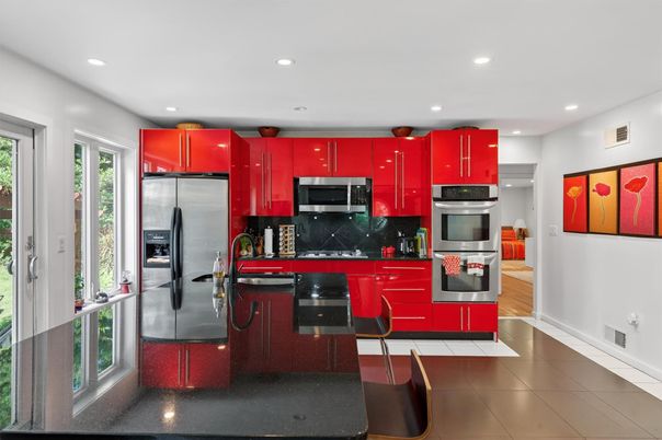 Interior, Kitchen, Recessed Lighting, Stainless Steel Appliances