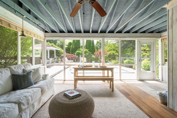 Interior, Sun Room, Wood Texture Flooring