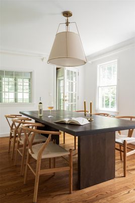 Dining room, Interior, Wood Texture Flooring