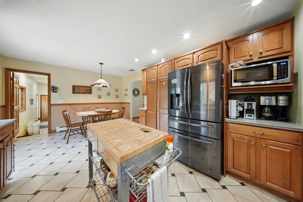 Dining room, Interior, Kitchen, Pendant Lights, Recessed Lighting