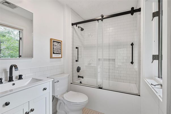 Bathroom, Glass Shower, Interior