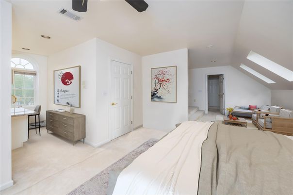 Bedroom, Interior, Recessed Lighting