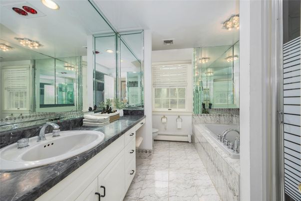 Bathroom, Dual Sink Vanities, Interior, Marble