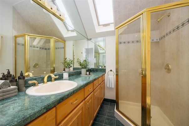 Bathroom, Dual Sink Vanities, Glass Ceilings, Glass Shower, Interior